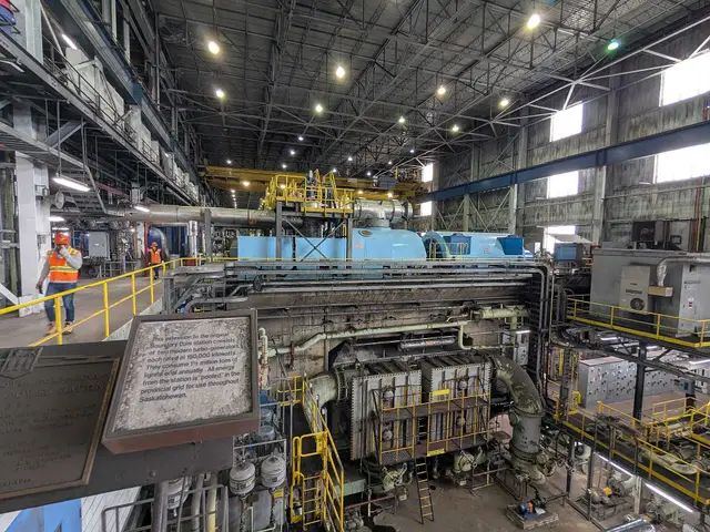Inside the Boundary Dam power station turbine hall